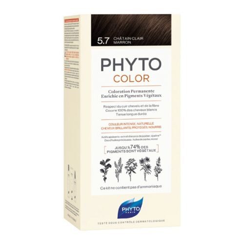 Phyto PhytoColor Permanent Color - Hair Colour: 5.7 Brown Light Chestnut