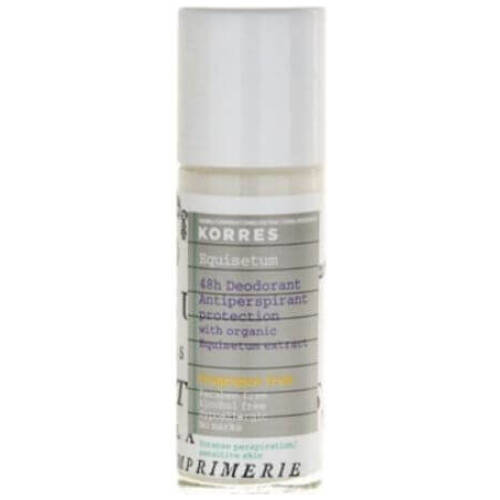 Korres Equisetum 48-Hour Fragrance-Free Deodorant, 30ml