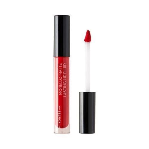 Korres Morello Matte Lasting Lip Fluid 52 Poppy Red