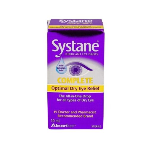 Alcon Systane Complete is a multi-dose eye drop that provides fast-acting and long-lasting relief from dry, irritated eyes.