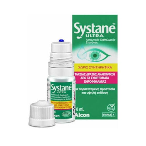 Systane Ultra MPDF Dry Eye Drops are a specialized ophthalmic solution designed to provide long-lasting relief to dry, irritated eyes, with a 10ml bottle for easy application and a unique formula that helps to hydrate and soothe the eyes.