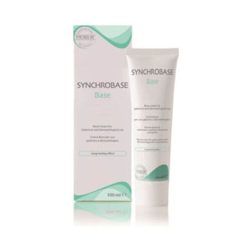 Synchroline Synchrobase Base: a 100ml moisturizing cream, designed to nourish and protect normal to dry skin, while restoring its natural balance and leaving it soft and smooth.