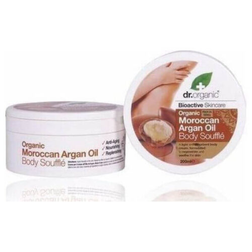 Dr Organic Moroccan Argan Oil Body Soufflé 200ml