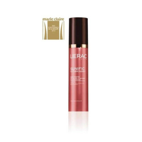 Lierac Sunific Autobronzant Tinted Gel for Face, 40ml - Self-Tanning Gel for a Natural, Sun-Kissed Glow