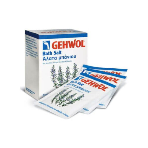 Relaxing Gehwol Bath Salt enriched with Natural Rosemary Oil for rejuvenating foot care