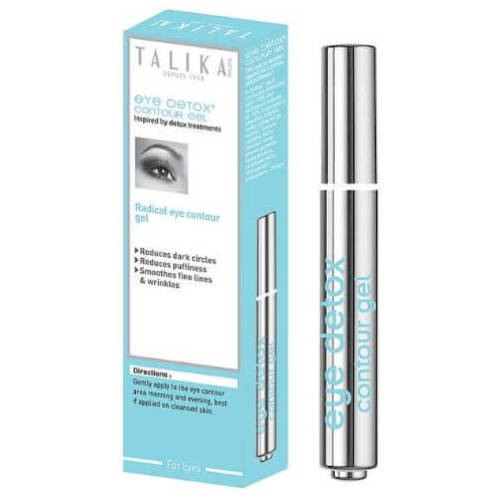 Talika Eye Detox Contour Gel is a soothing and refreshing gel designed to target dark circles, puffiness, and wrinkles around the eye area