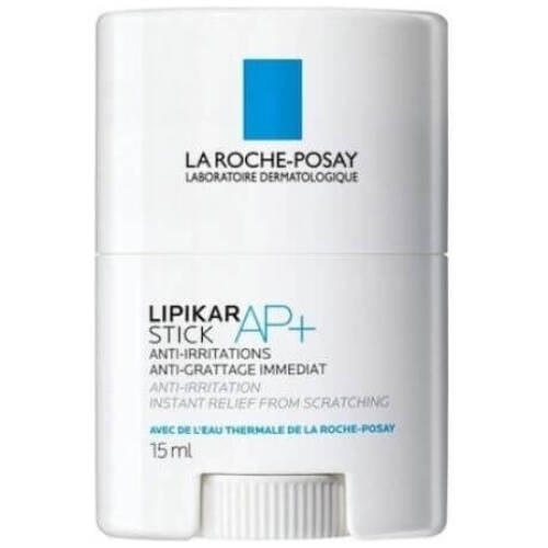 The Lipikar Stick AP+ by La Roche Posay is a targeted skincare product designed to soothe and protect dry, itchy, and irritated skin.