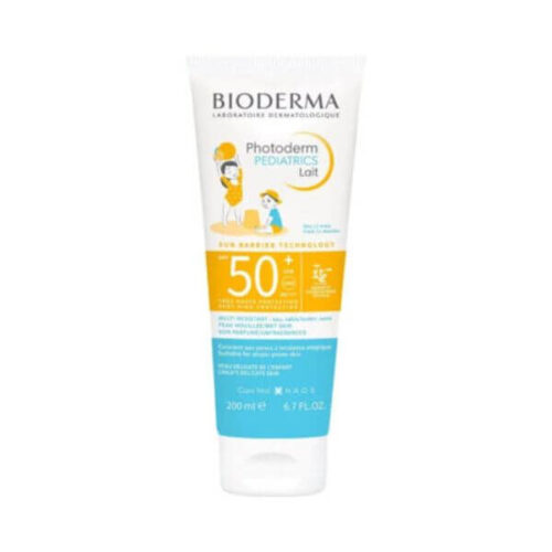 Bioderma Photoderm Pediatrics: Sunscreen spray for kids, SPF50+. Water-resistant, 200ml bottle.