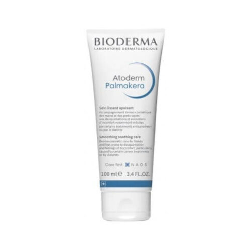 Bioderma Atoderm Palmakera Smoothing Soothing Care is a skincare product designed to provide intense hydration and nourishment to dry, rough, and flaky skin on the palms and hands.