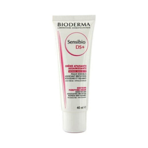 Bioderma Sensibio DS+ Soothing Purifying Cream for Sensitive Skin Associating Irritation Redness & Squames, 40ml