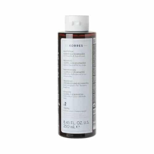 Korres Shampoo Laurel & Echinacea Shampoo Against Dandruff Dry Scalp 250ml 1 Korres Shampoo Laurel + Echinacea Shampoo Against Dandruff + Dry Scalp 6g / 0.21 FL. OZ.