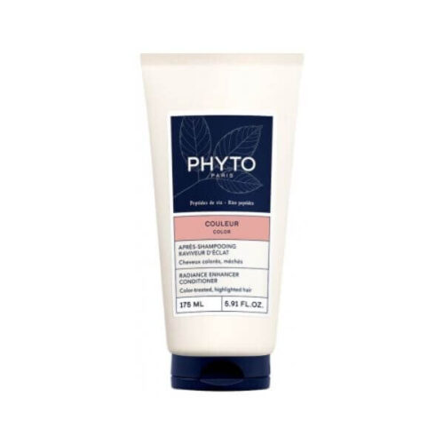 Phyto Color Radiance Enhancer Conditioner 175ml is a detangling and moisturizing care for coloured or highlighted hair.