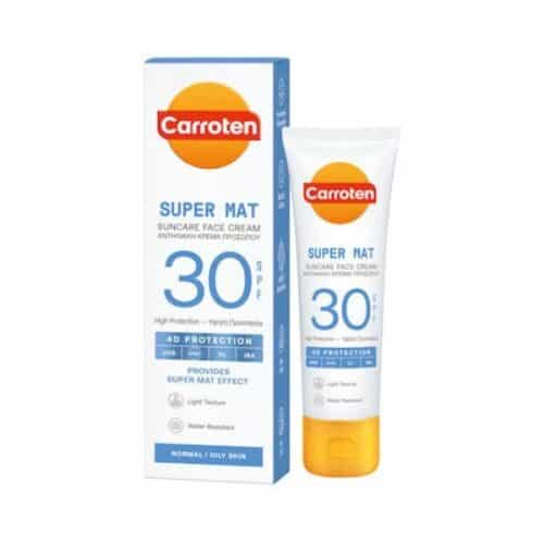 Carroten Super Mat Waterproof Sunscreen Cream Face SPF30 50ml 1 Carroten Super Mat Waterproof Sunscreen Cream Face SPF30 50ml