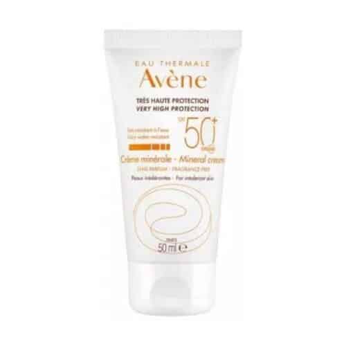 Avene Sun Care SPF50+ Mineral Cream for Face 50ml 1 Avene Sun Care SPF50+ Mineral Cream for Face 50ml