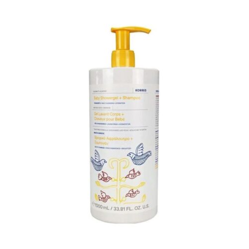 Korres Coconut & Almond Baby Shower Gel & Shampoo 1000ml