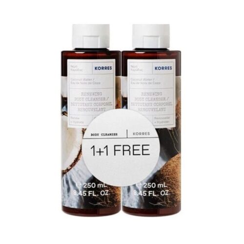 Korres Coconut Water Shower Gel – Promo Pack 2x250ml