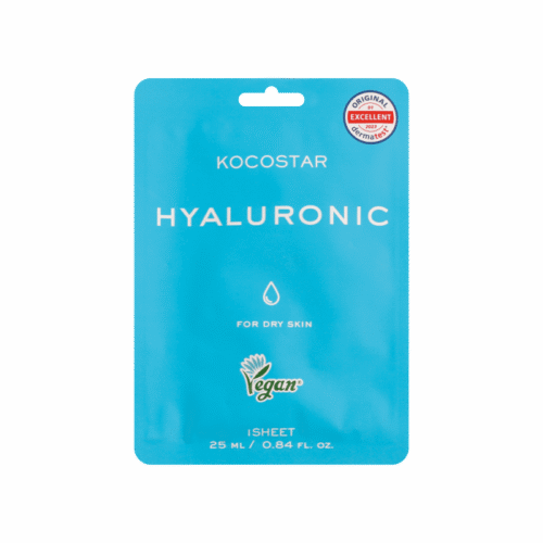 Kocostar Hyaluronic Face Mask 25ml Deep Hydration Sheet Mask with 6 Types of Hyaluronic Acid