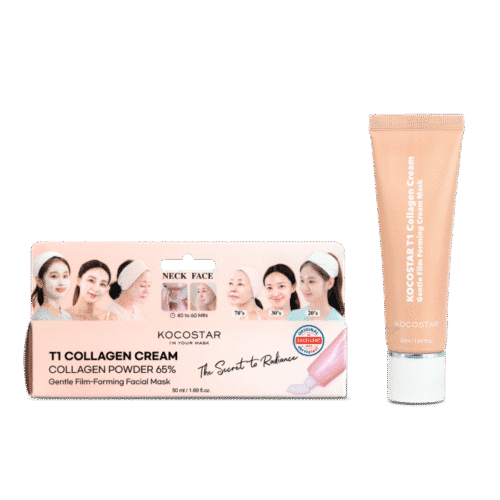 Kocostar T1 Collagen Cream Gentle Film-forming Facial Mask 50ml 1 Kocostar T1 Collagen Cream Gentle Film-forming Facial Mask 50ml