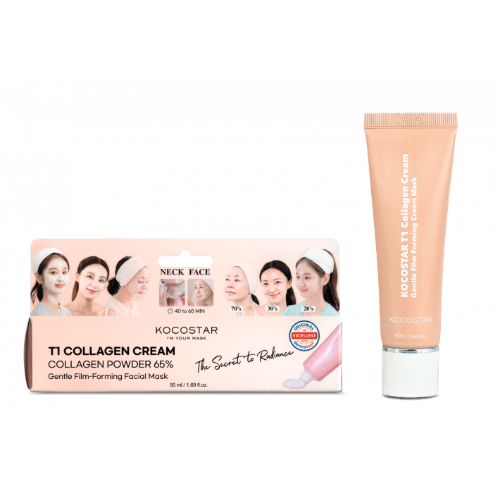 Kocostar T1 Collagen Cream Gentle Film-forming Facial Mask 50ml 2 Kocostar T1 Collagen Cream Gentle Film-forming Facial Mask 50ml
