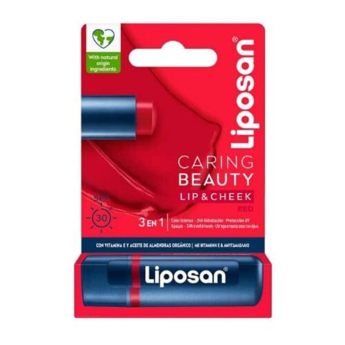 Liposan Caring Beauty Lip & Cheek Red SPF30 4.8 g